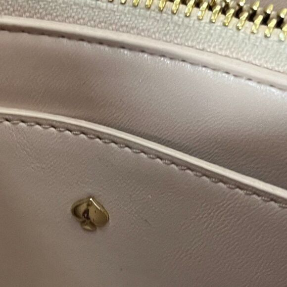 Kate Spade Black Hayes Street Small Isobel Tasseled Bow Leather Bag  MSRP $358 - Picture 3 of 9